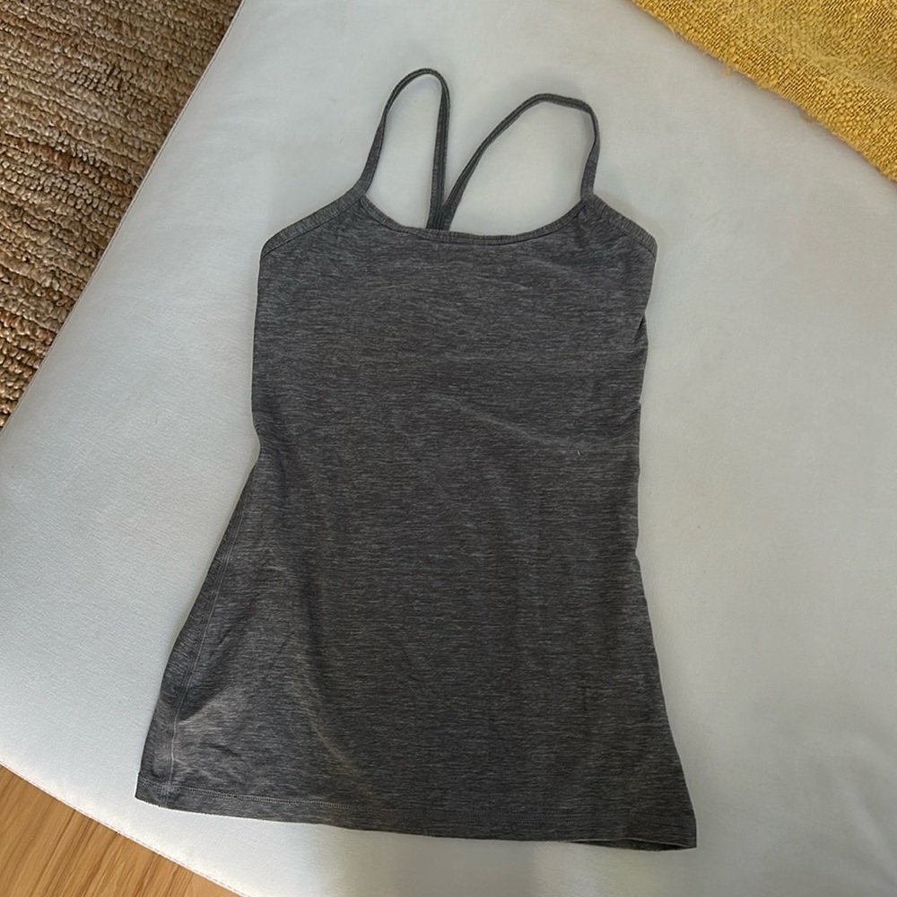 Basically brand new lulu lemon tank. Built in bra.